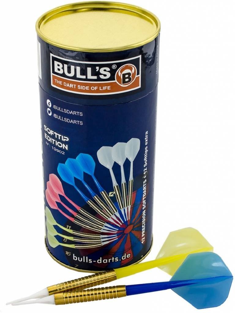 BULL'S Tube Soft Tip Darts 1/4" Darts