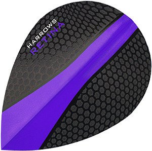 Harrows Retina Purple Pear Darts Flights