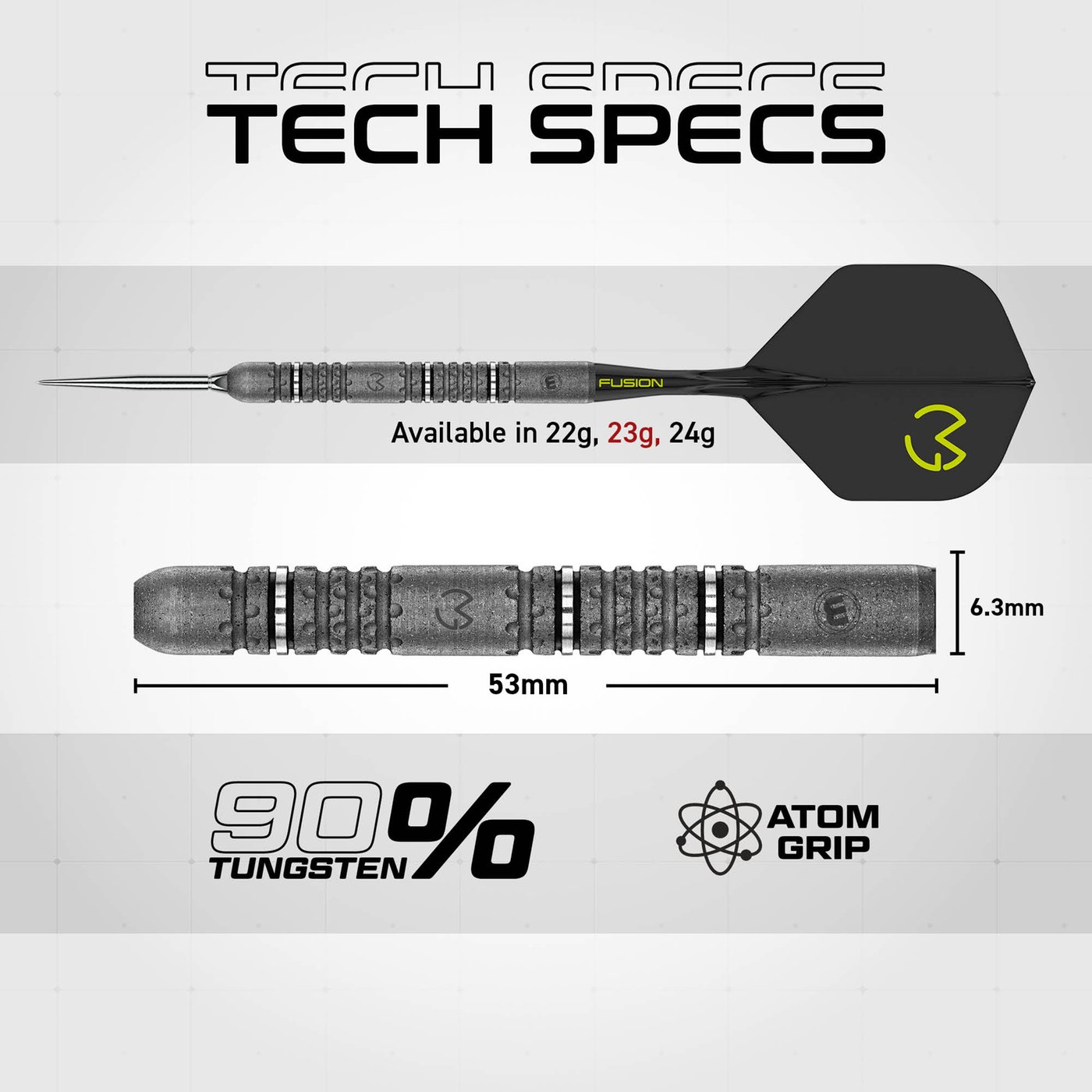 Winmau Michael van Gerwen Signature Edition Switch Point 90