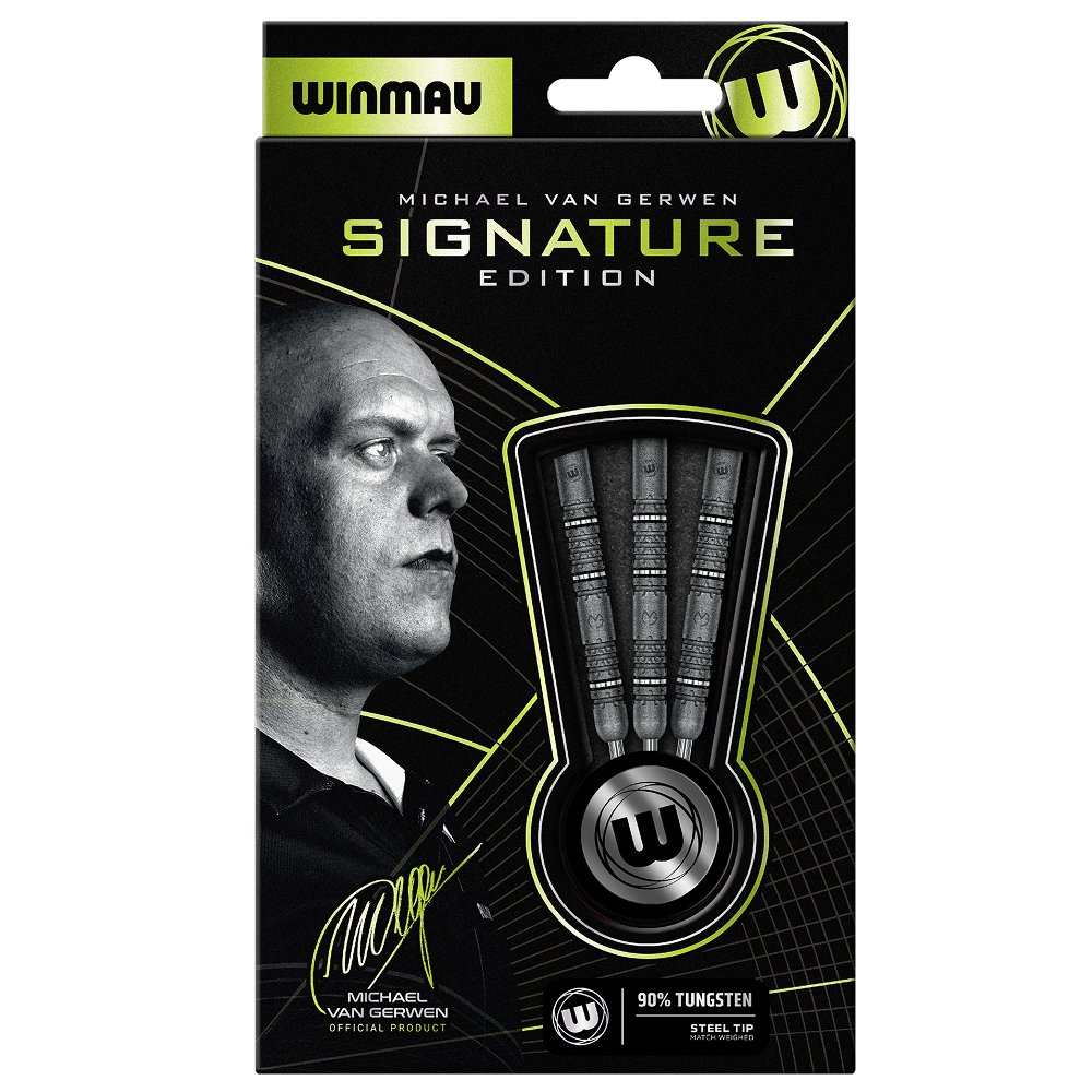 WINMAU MICHAEL VAN GERWENシグネチャーSIGNATURE Winmau Michael van Gerwen Signature Edition 90% - Steel Tip Darts