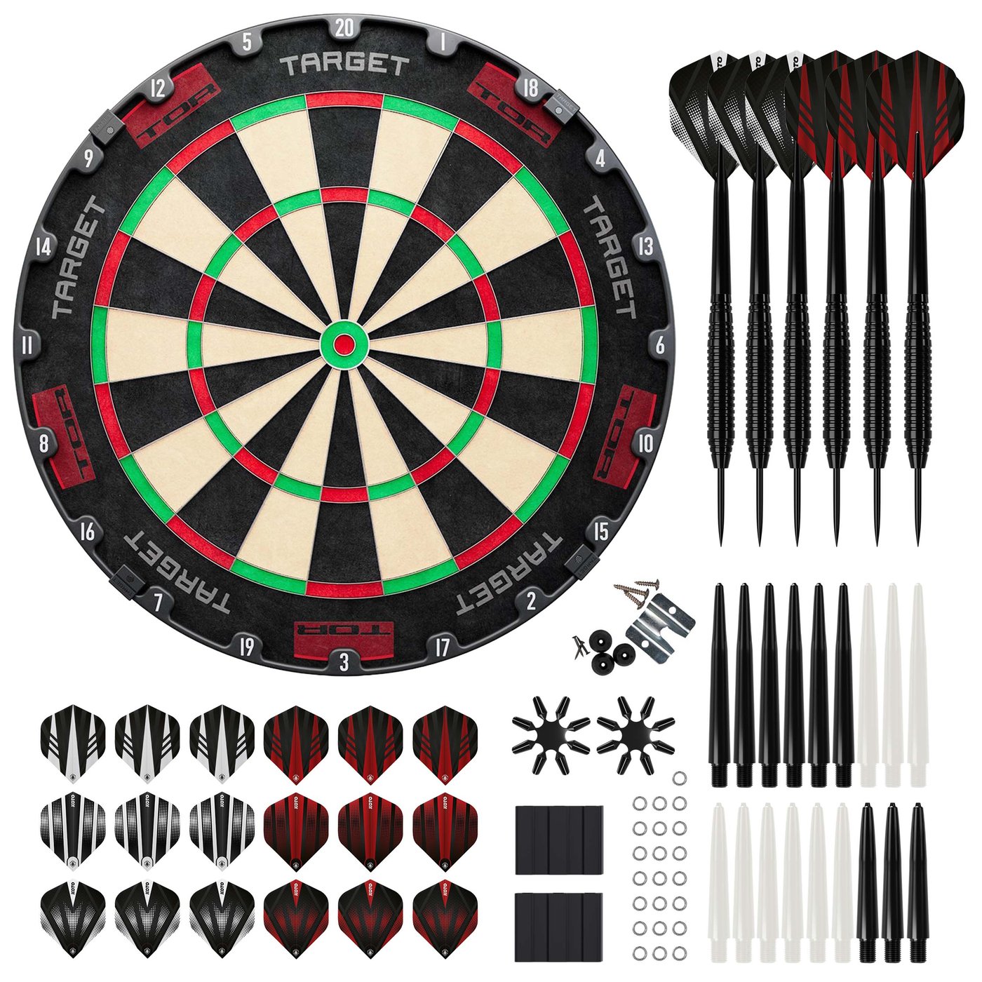 Target TOR  + 2 Sets KOTO Steeldarts + 90 Pieces