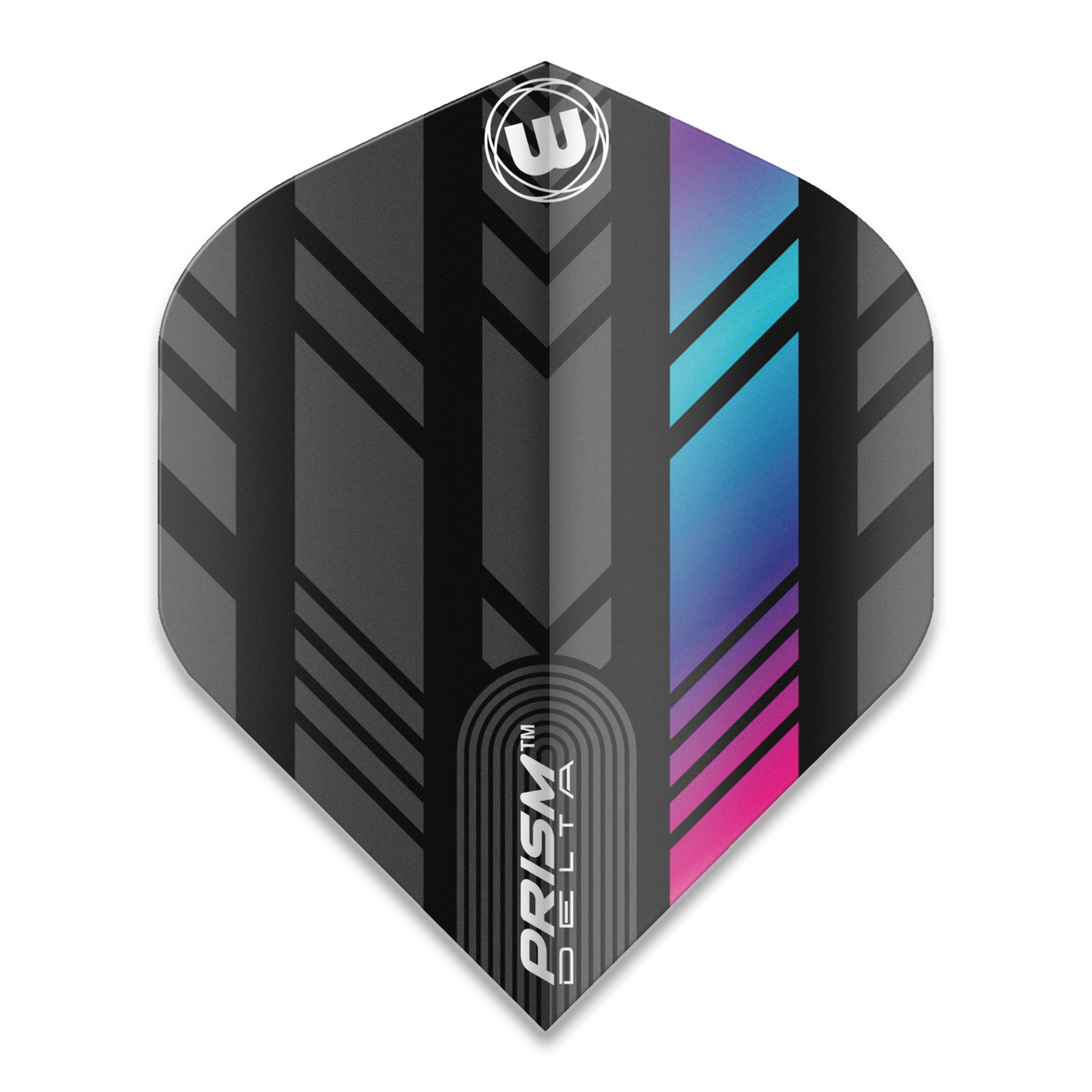 Winmau Prism Delta Extra Thick Black & Multi Darts Flights