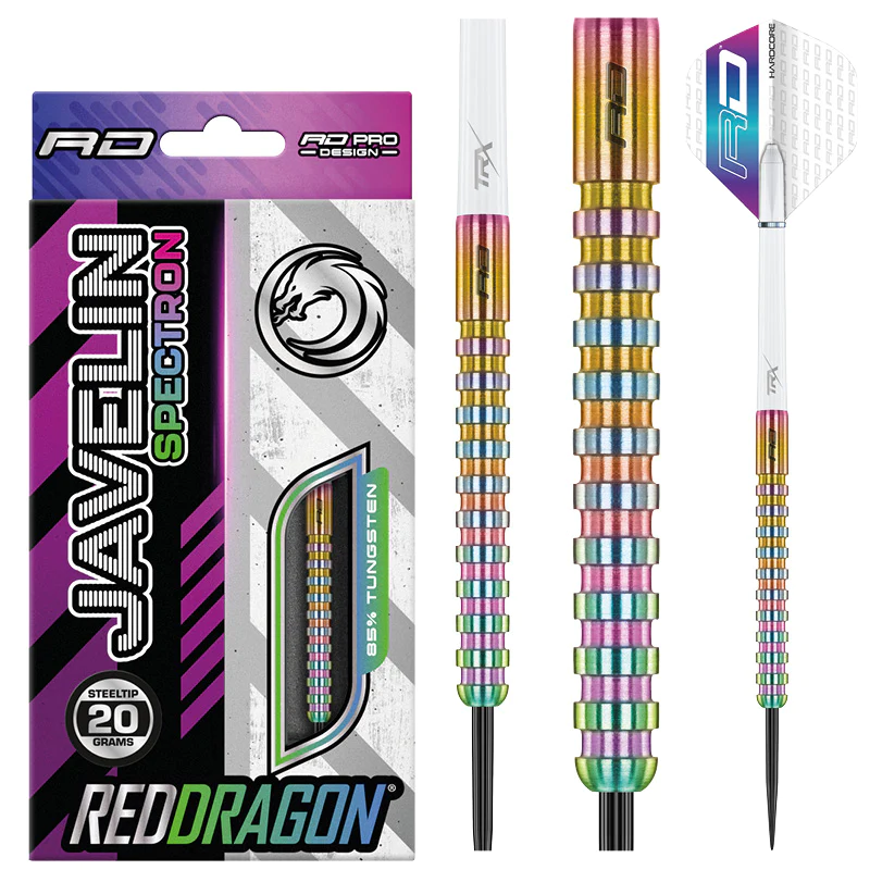 Dardos Red Dragon Javelin Spectron 85% Punta de Acero