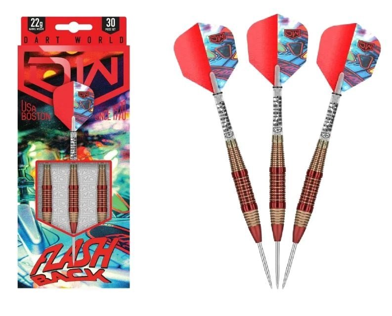 DW Flashback Red Brass Darts