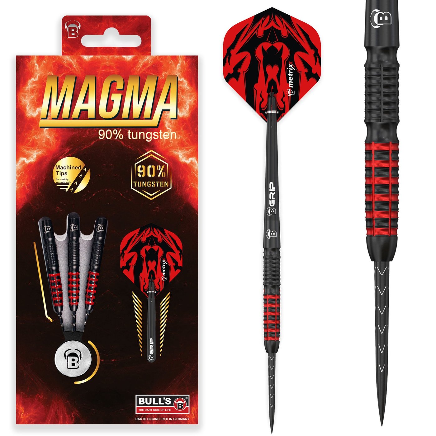 BULL'S Magma 90% - Steel Tip Darts