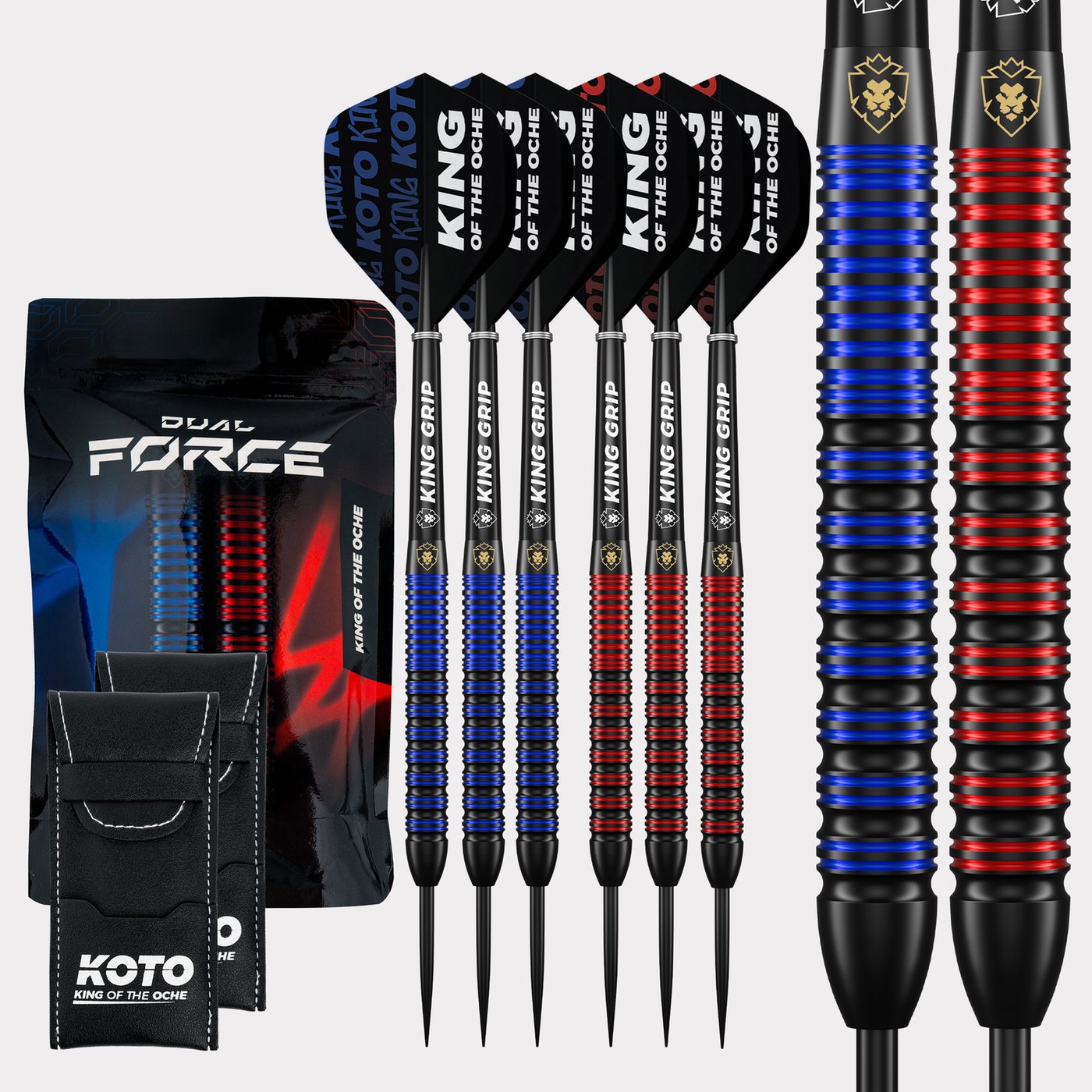 KOTO Dual Force Brass Steel Tip Darts
