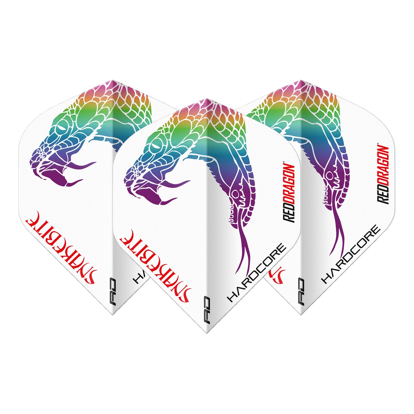 Red Dragon Peter Wright Yin Yang Black White Darts Flights