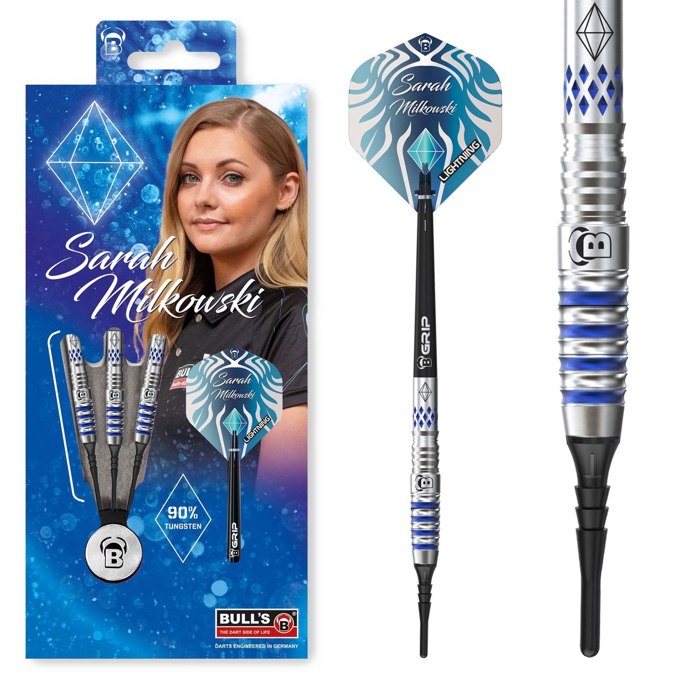BULL'S Sarah Milkowski 90% - Soft Tip Darts