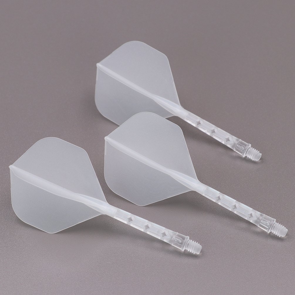 Cuesoul - ROST T19 Integrated Flights - Standard Shape - Clear - Darts Sulat