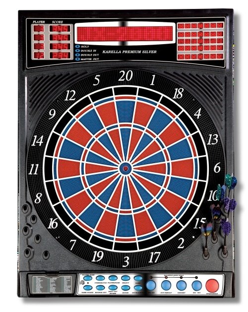 Karella - Premium Silver - Electronic Dartboard