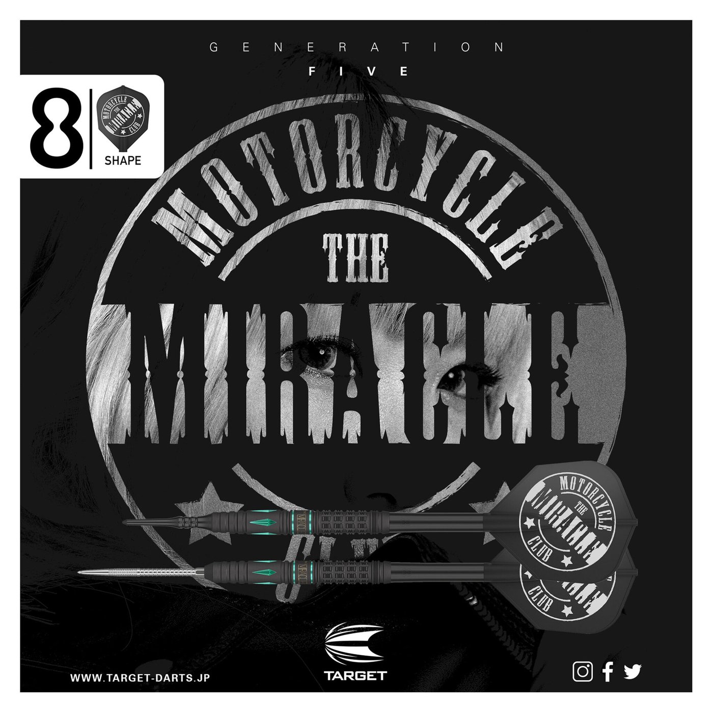 Target Japan Mikuru Suzuki The Miracle G5 95% Soft Tip Darts