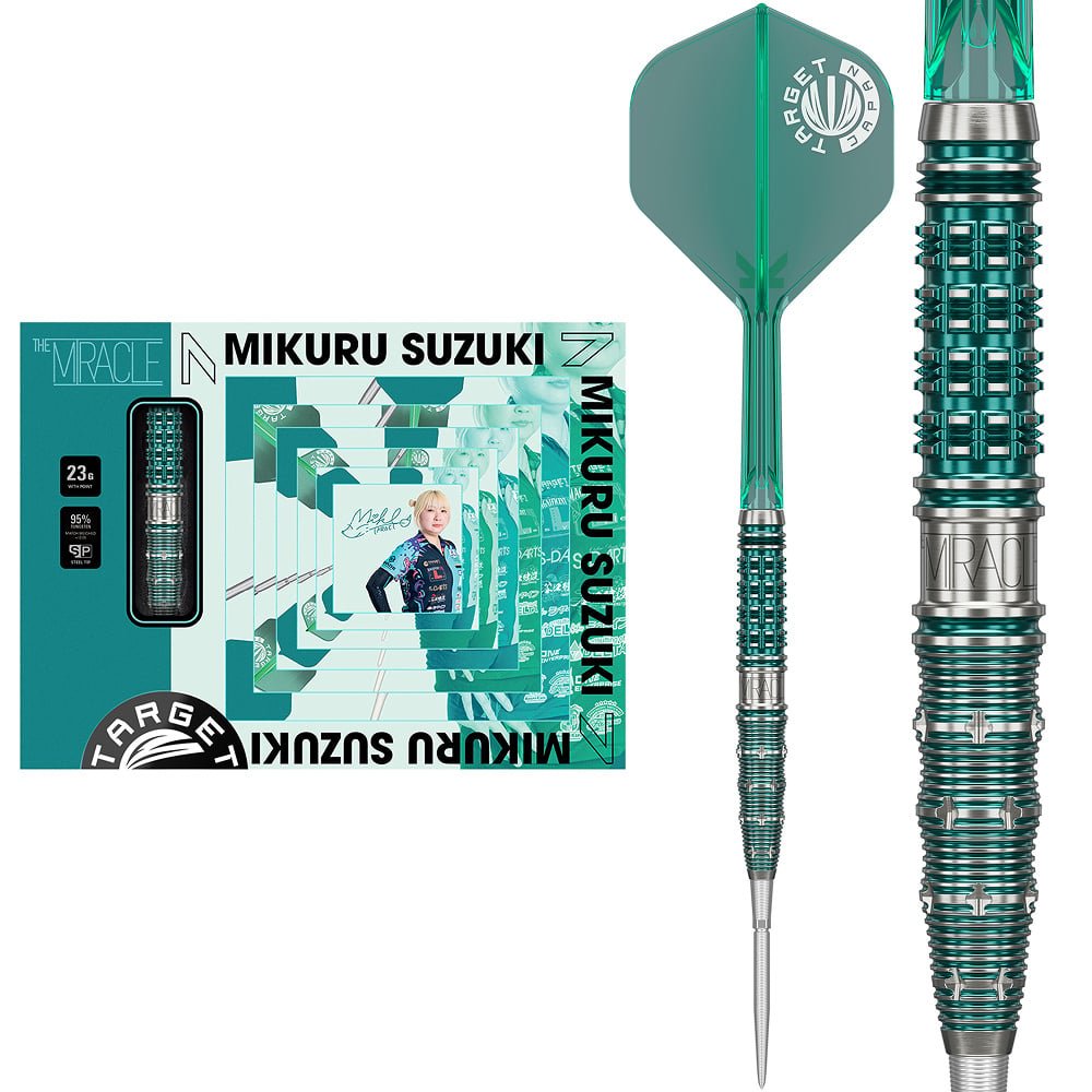 Dardos Target Japan Mikuru Suzuki The Miracle G7 Swiss Point 95% Punta de Acero