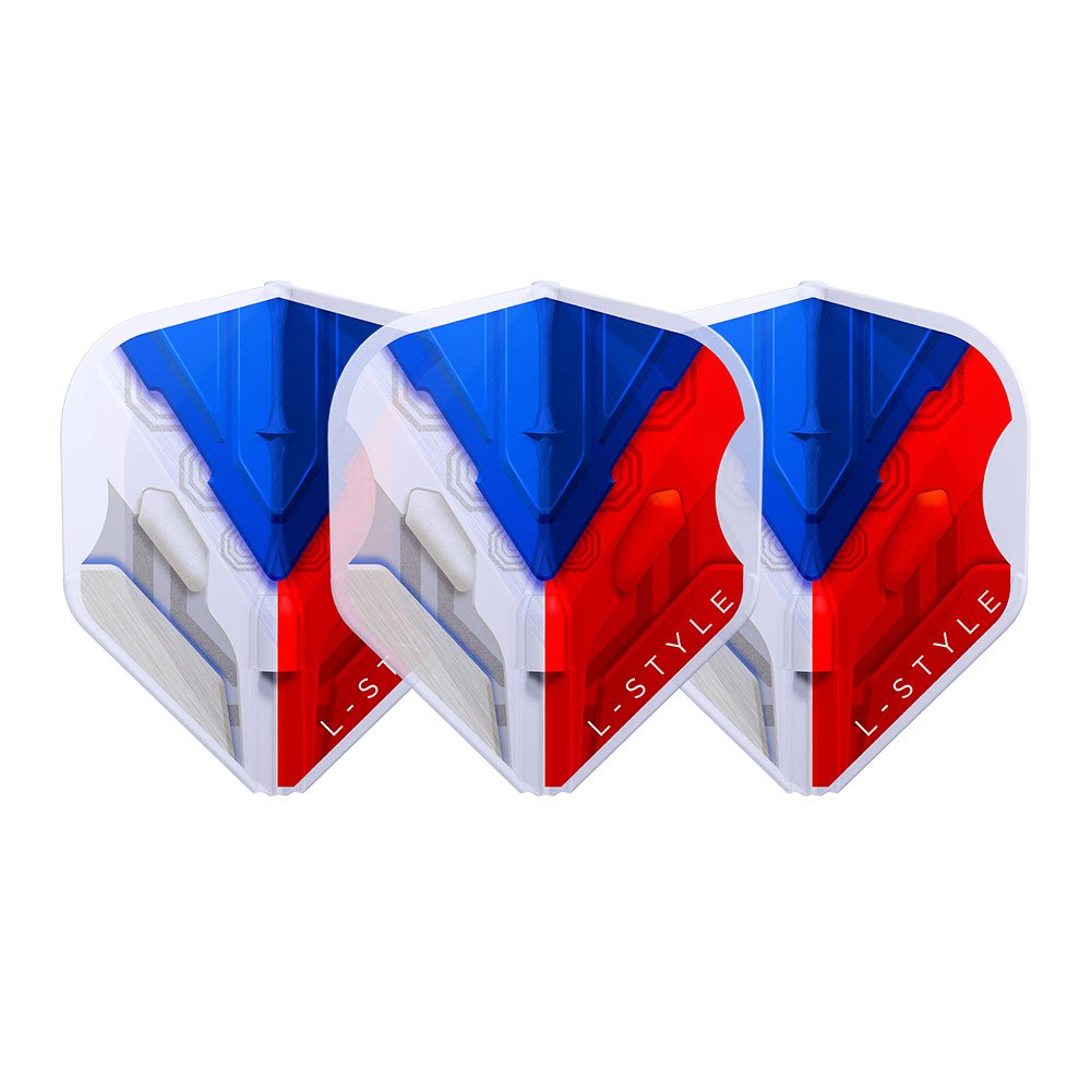 L-Style L1 EZ V-Series Czechia Clear White - Dart Flights