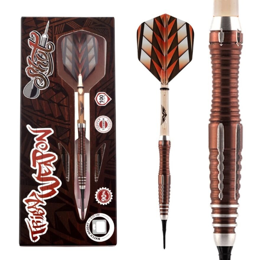 Shot! Tribal Weapon 1 Front-Weight 90% Soft Tip Darts