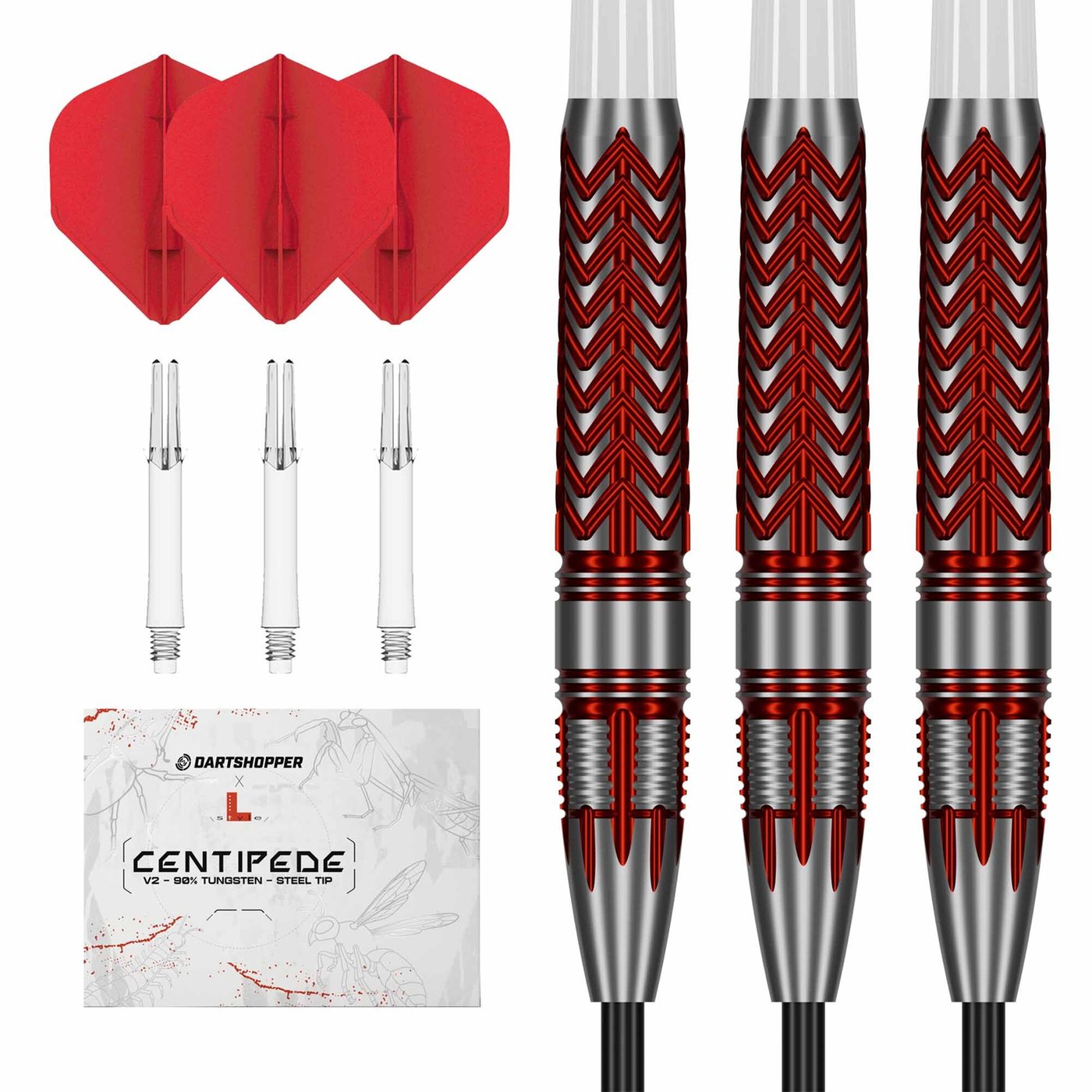 L-Style Centipede V2 90% Tungsten - Dartshopper Exclusive - Steel Tip Darts