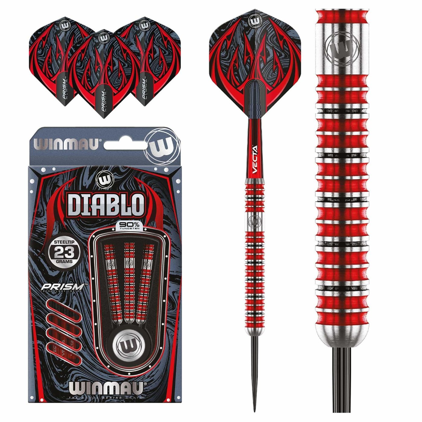 [Tweedekans] Winmau Diablo Parallel 90%-23gram