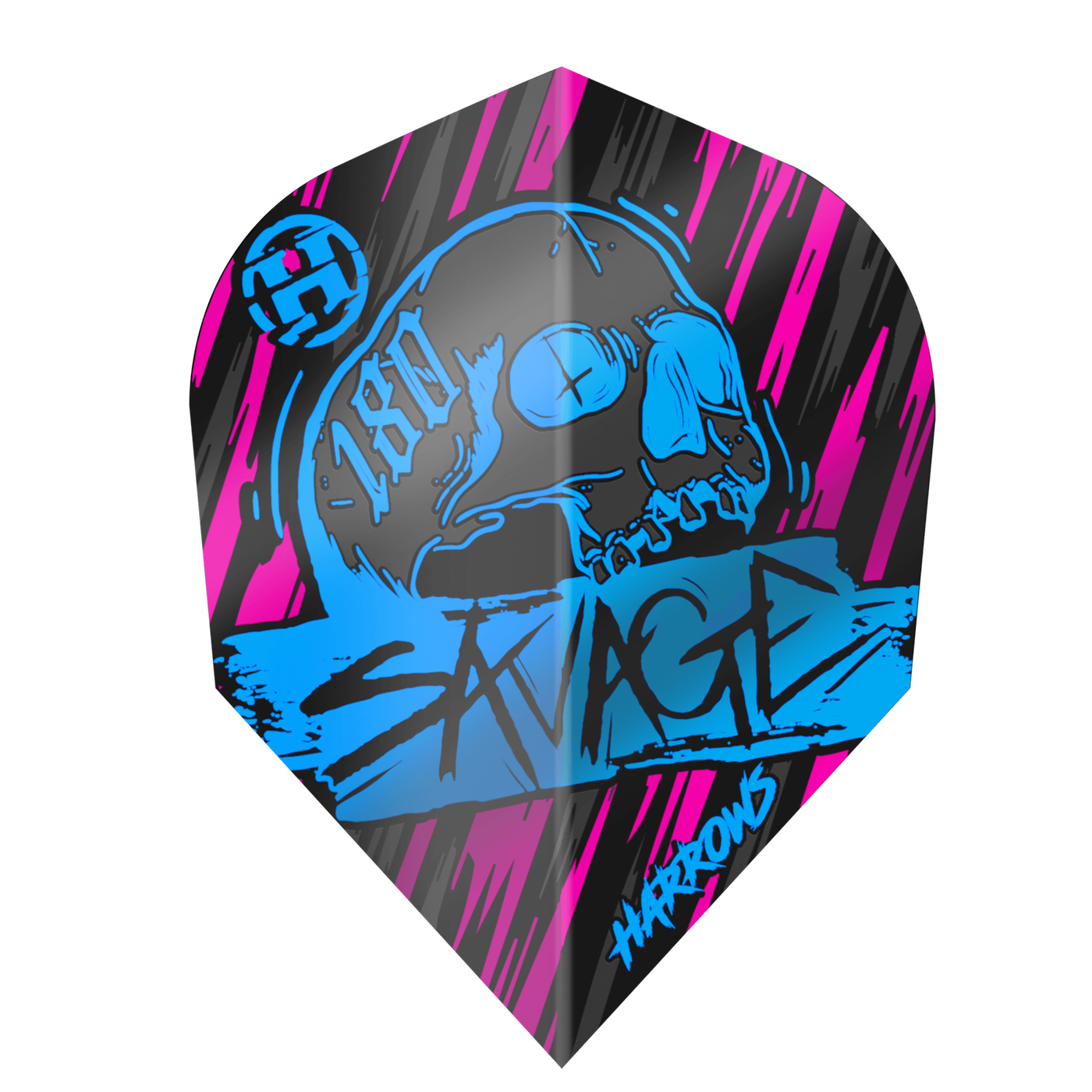 Harrows Savage Aqua Pink NO6 - Dart Flights