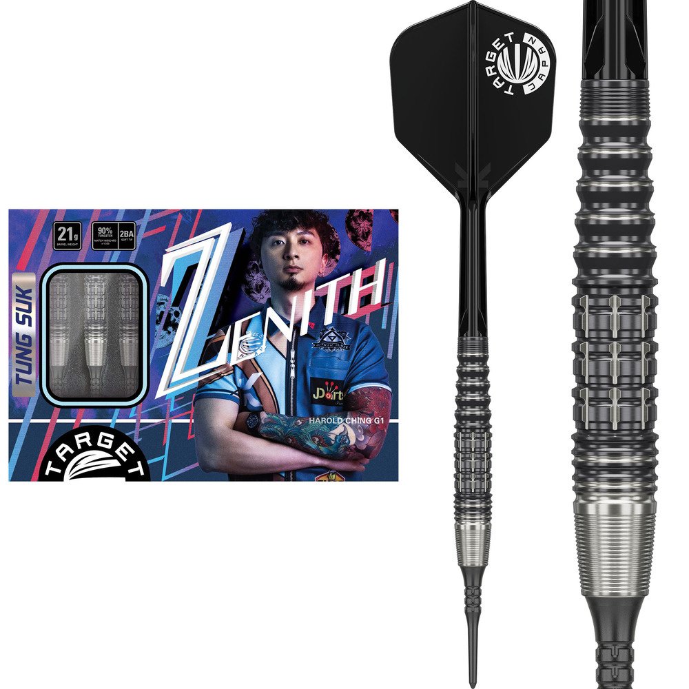【 ダビド  】 Target Japan Tung Suk Zenith G1 Max 90% Soft Tip Darts