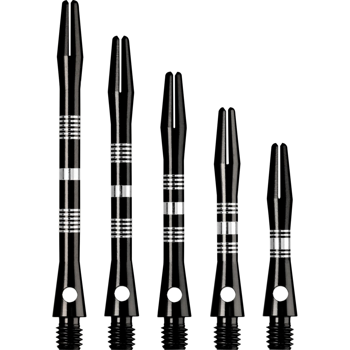 Dartshopper Aluminium Regrooved Black Darts Varret