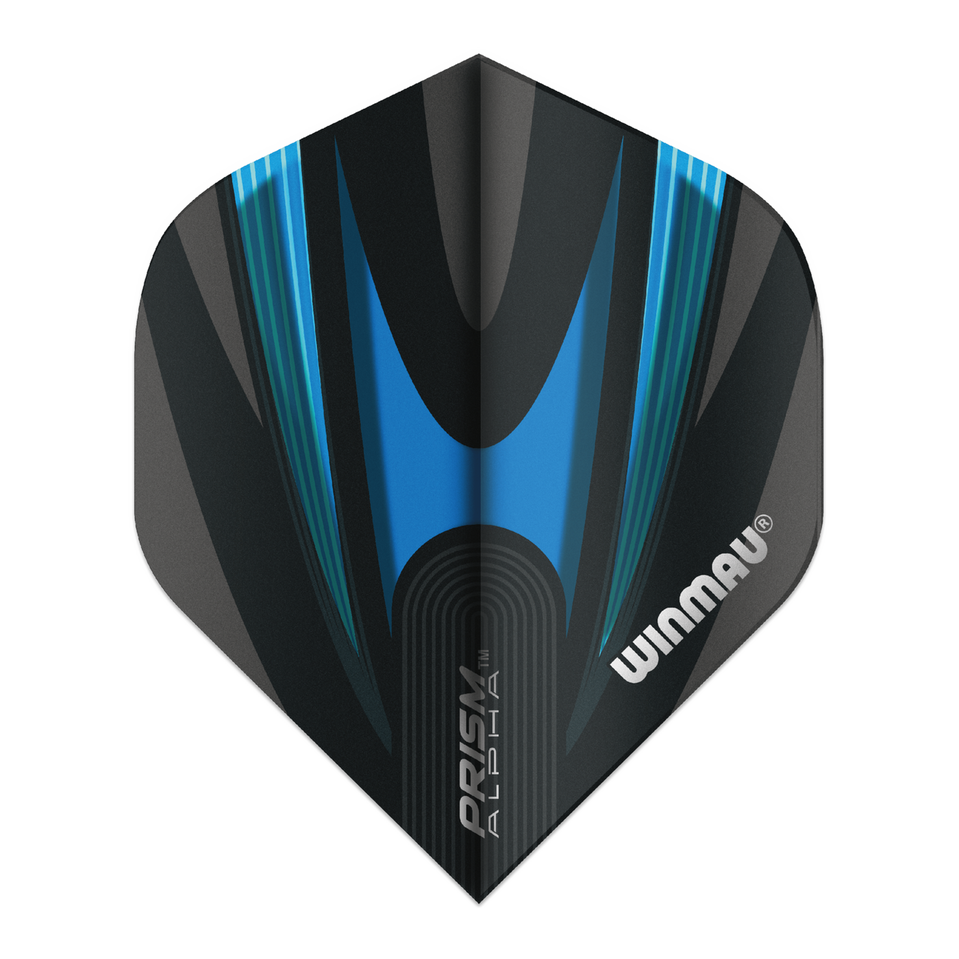 Winmau Prism Alpha Black & Aqua Darts Flights