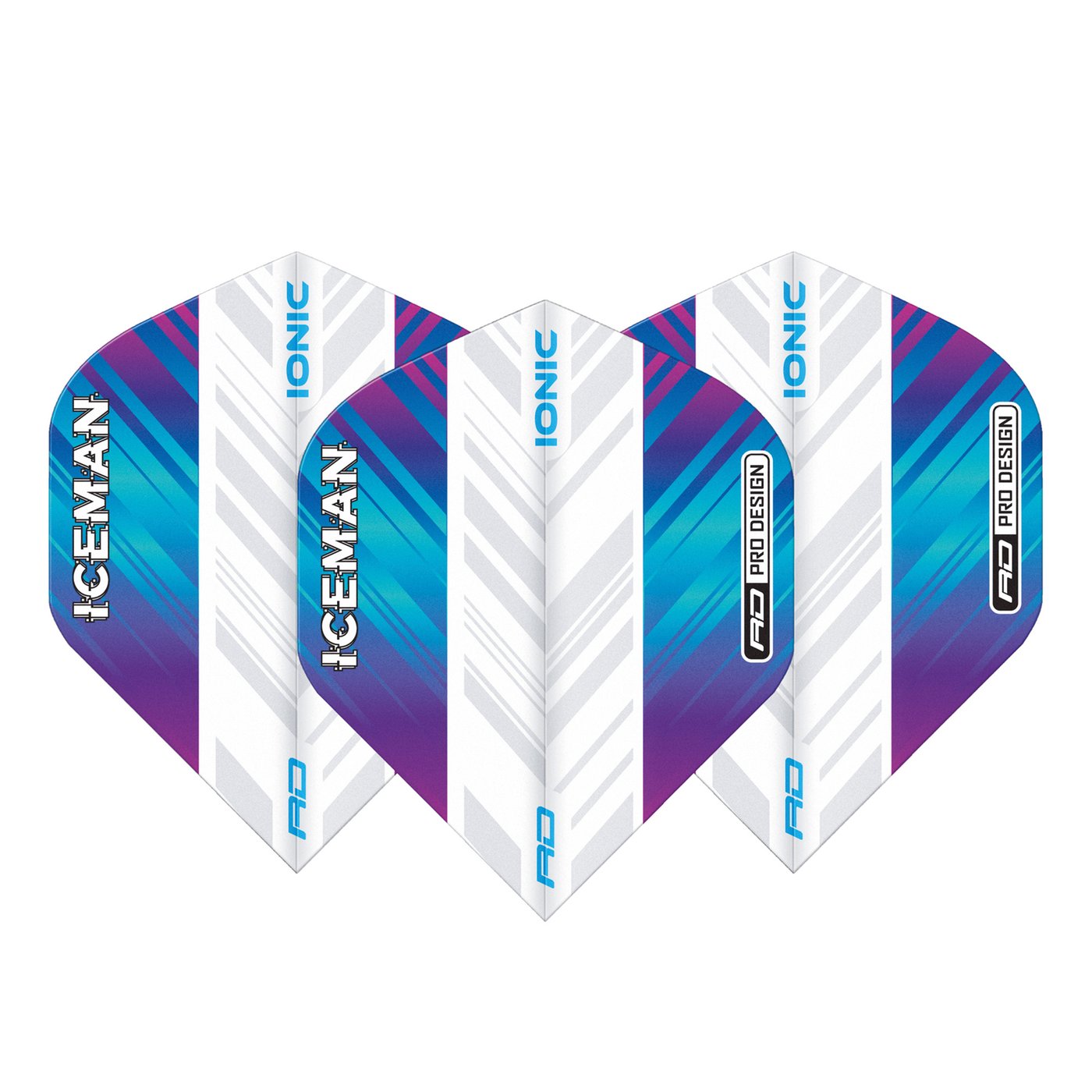 Red Dragon Gerwyn Price Hardcore Ionic Rainbow & White Darts Flights
