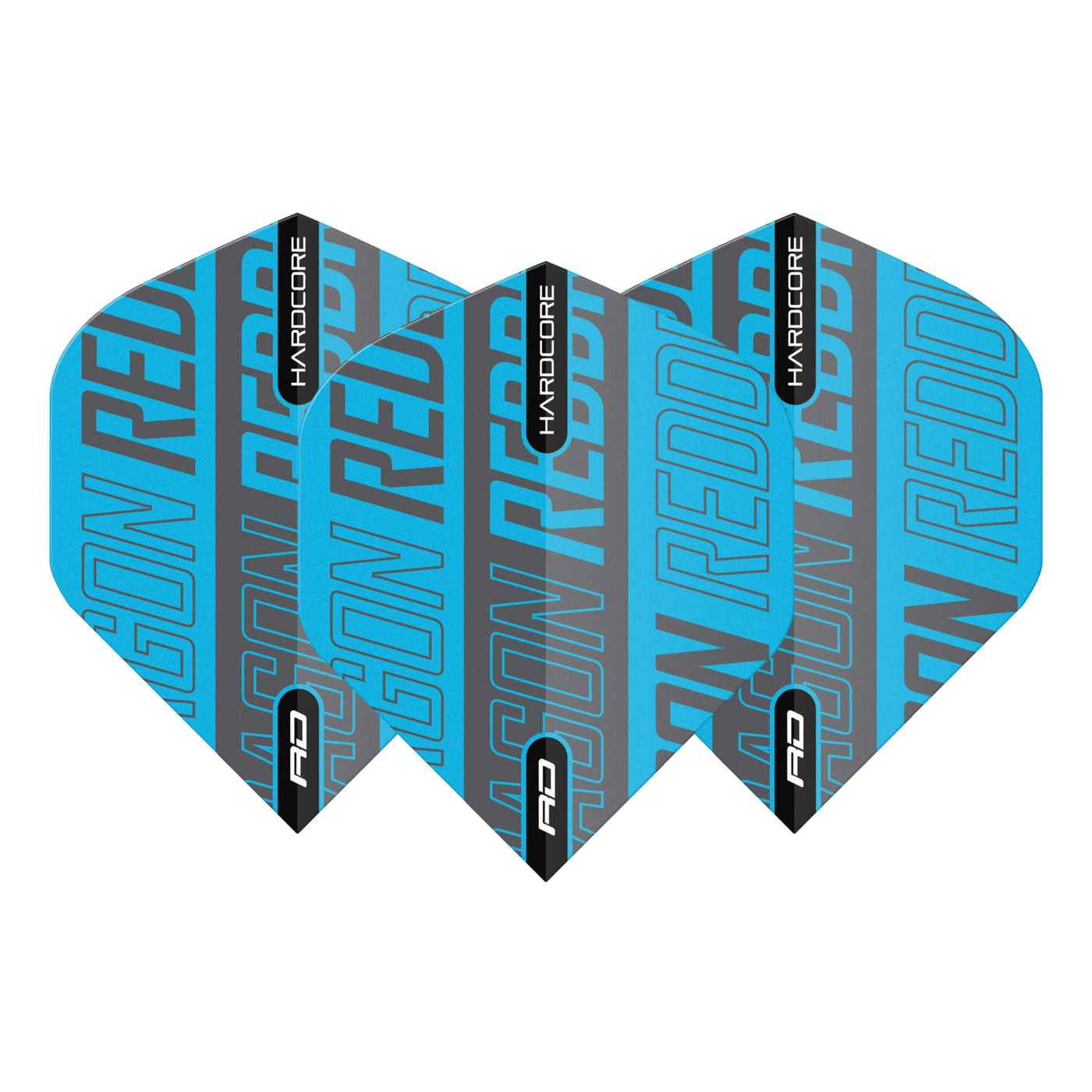 Red Dragon Hardcore XT Blue & Black Print Darts Flights