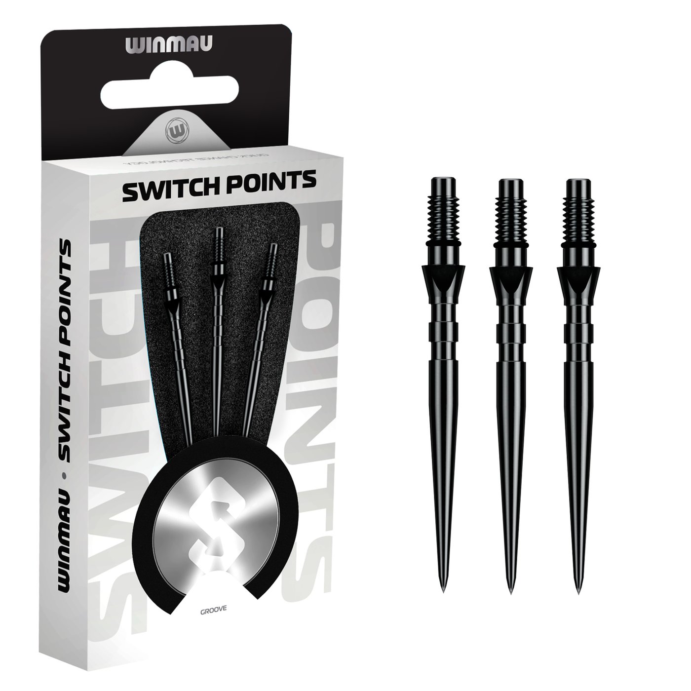 Winmau Switch Point Groove Black