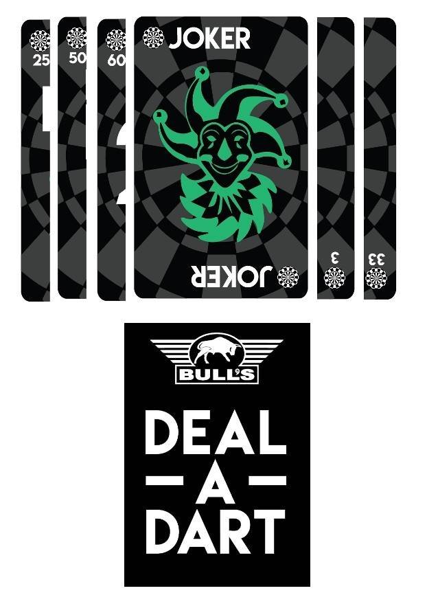 Bull's Deal a Dart card game