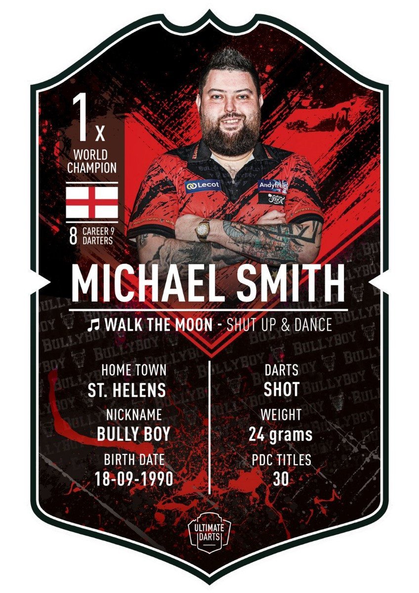 Ultimate Darts Card Michael Smith 2026