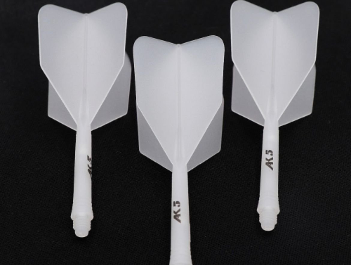 Cuesoul - Tero System AK5 Rost Big Wing - Clear White - Dart Flights