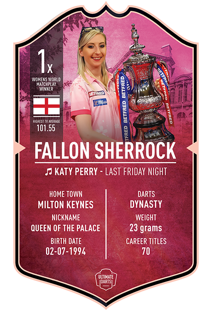 Ultimate Darts Card Fallon Sherrock