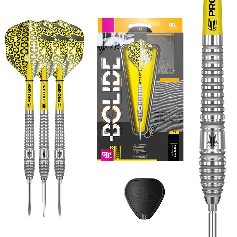 TARGET Diamond Pro Punte Per Freccette In Acciaio - 3 Pezzi, Superficie Ruvida Antirimbalzo, Argento