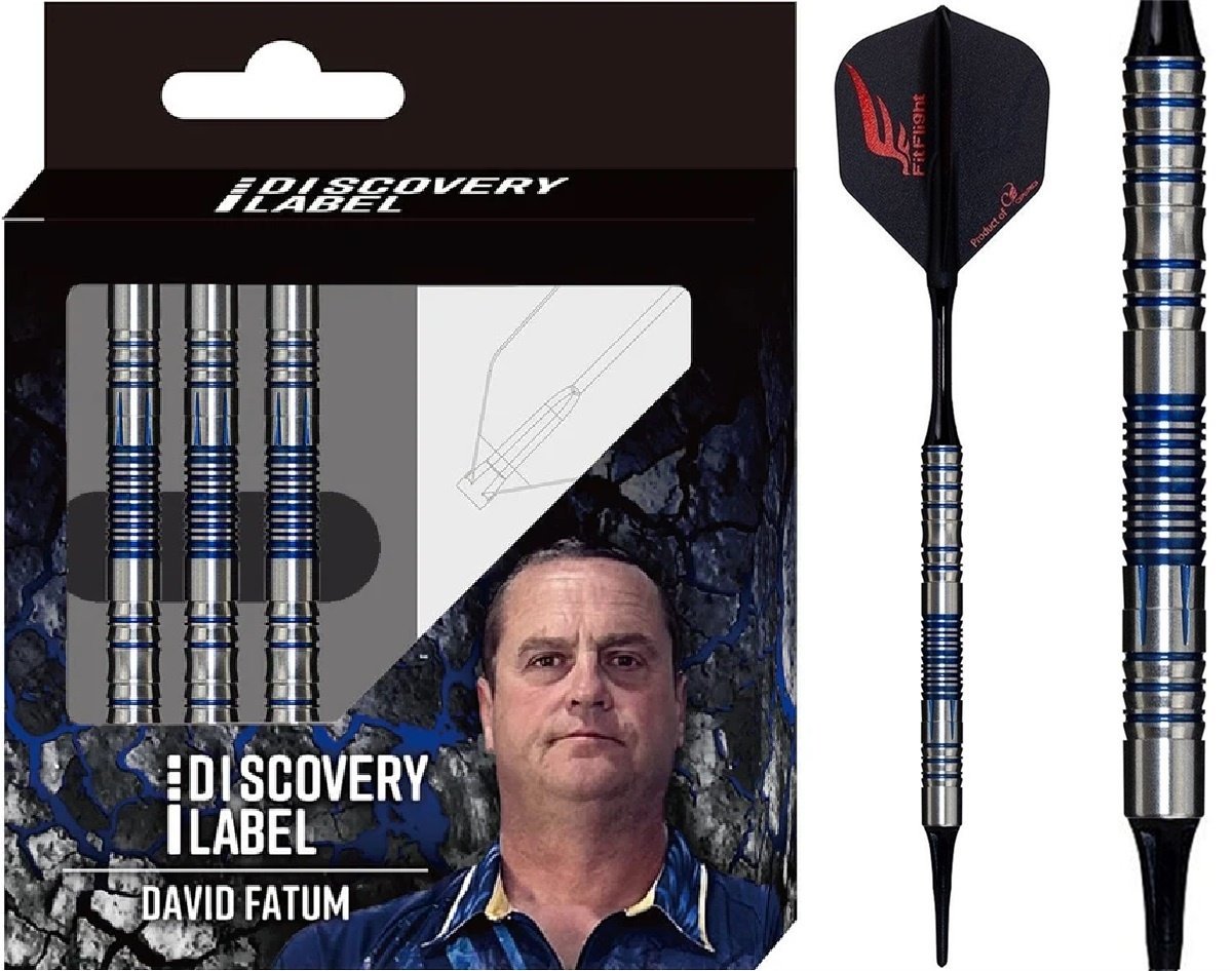 [Deuxième chance]Cosmo Darts David Fatum 90% Soft Tip-18g - Fléchettes pointe Plastique