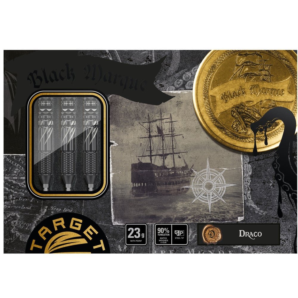 Target Japan Black Marque Draco Swiss Point 90% Darts