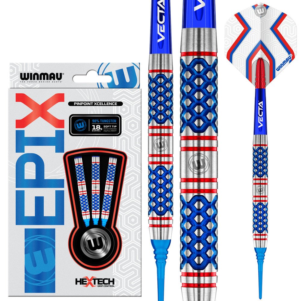 Dardos Winmau Epix 90%  Punta de Plástico