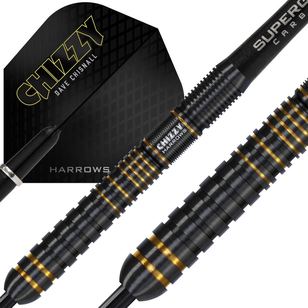 Harrows Dave Chisnall V3 90% - Steel Tip Darts - Dartshopper.co.uk