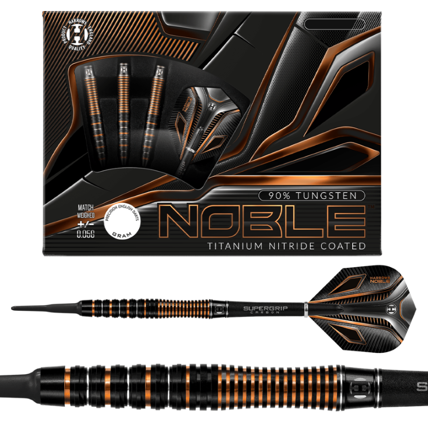 [Tweedekans] Harrows Noble 90% - Soft Tip Darts-20gram