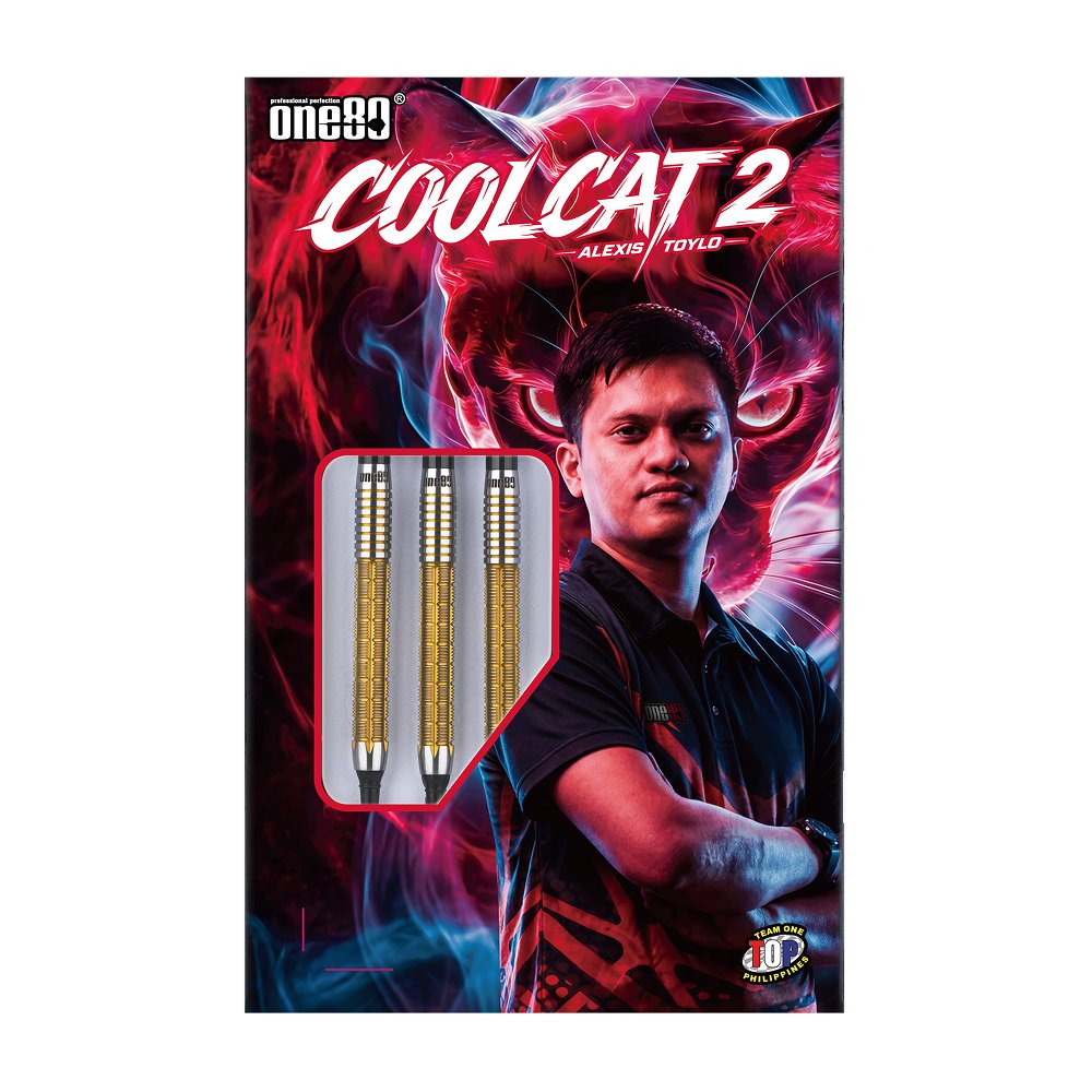 ONE80 Alexis Toylo Coolcat II Gold - Soft Tip Darts - Dartshopper.eu