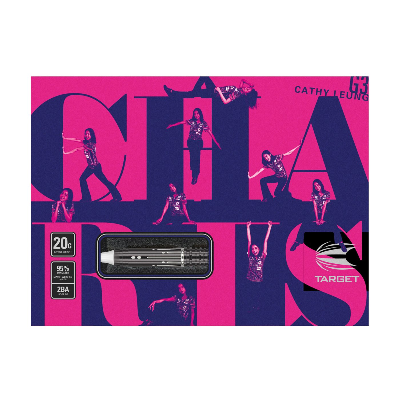 Target Japan Cathy Leung Charis G3 Max 95% Soft Tip Darts