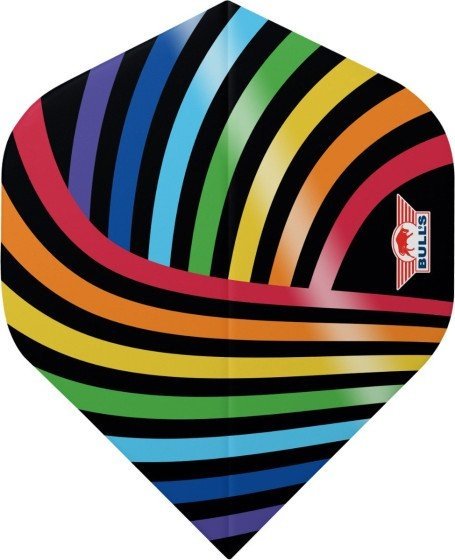 Bull's Powerflite Rainbow No.2 - Dart Flights