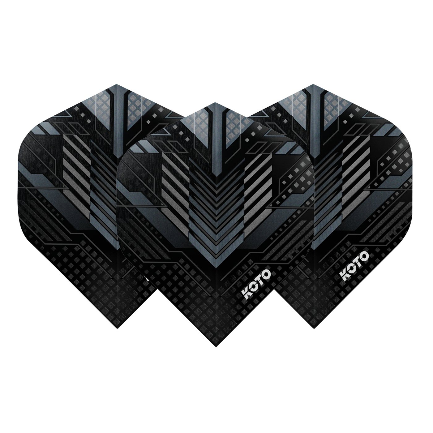 KOTO ZIZ-Matrix NO2 Grey Darts Flights