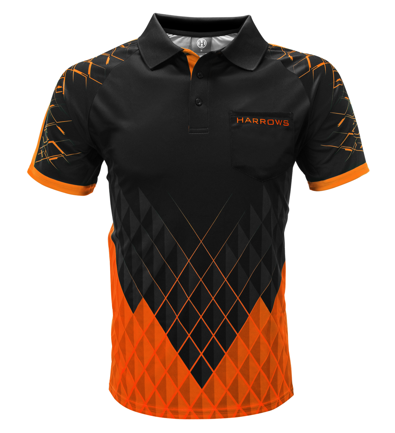 Harrows Paragon Dartshirt Orange - Dart Shirt