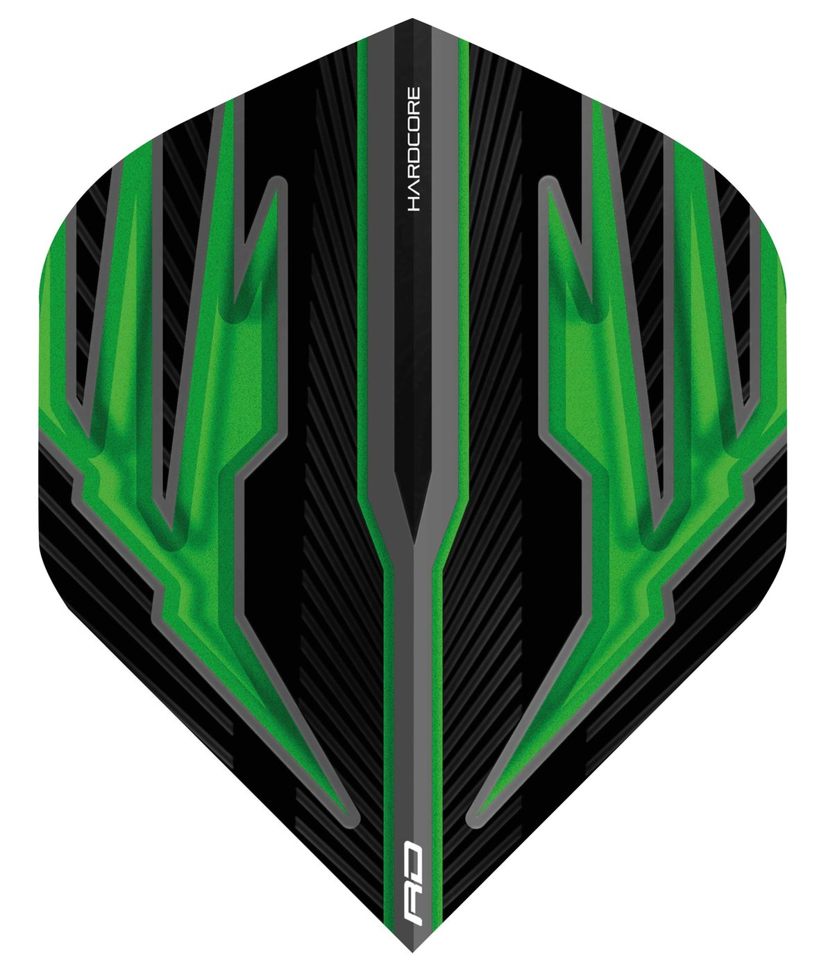 Red Dragon Hardcore Radical Black & Green - Dart Flights