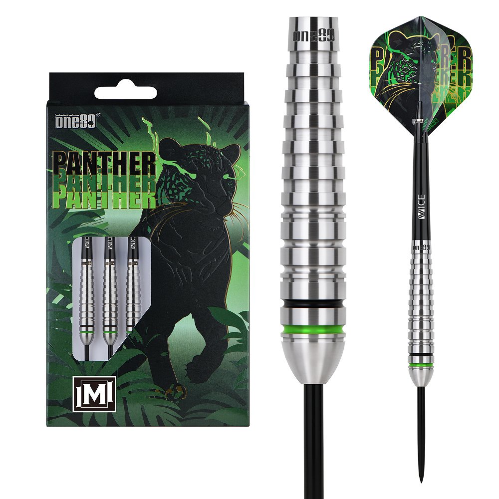 Dardos ONE80 Panther-M 80% Punta de Acero