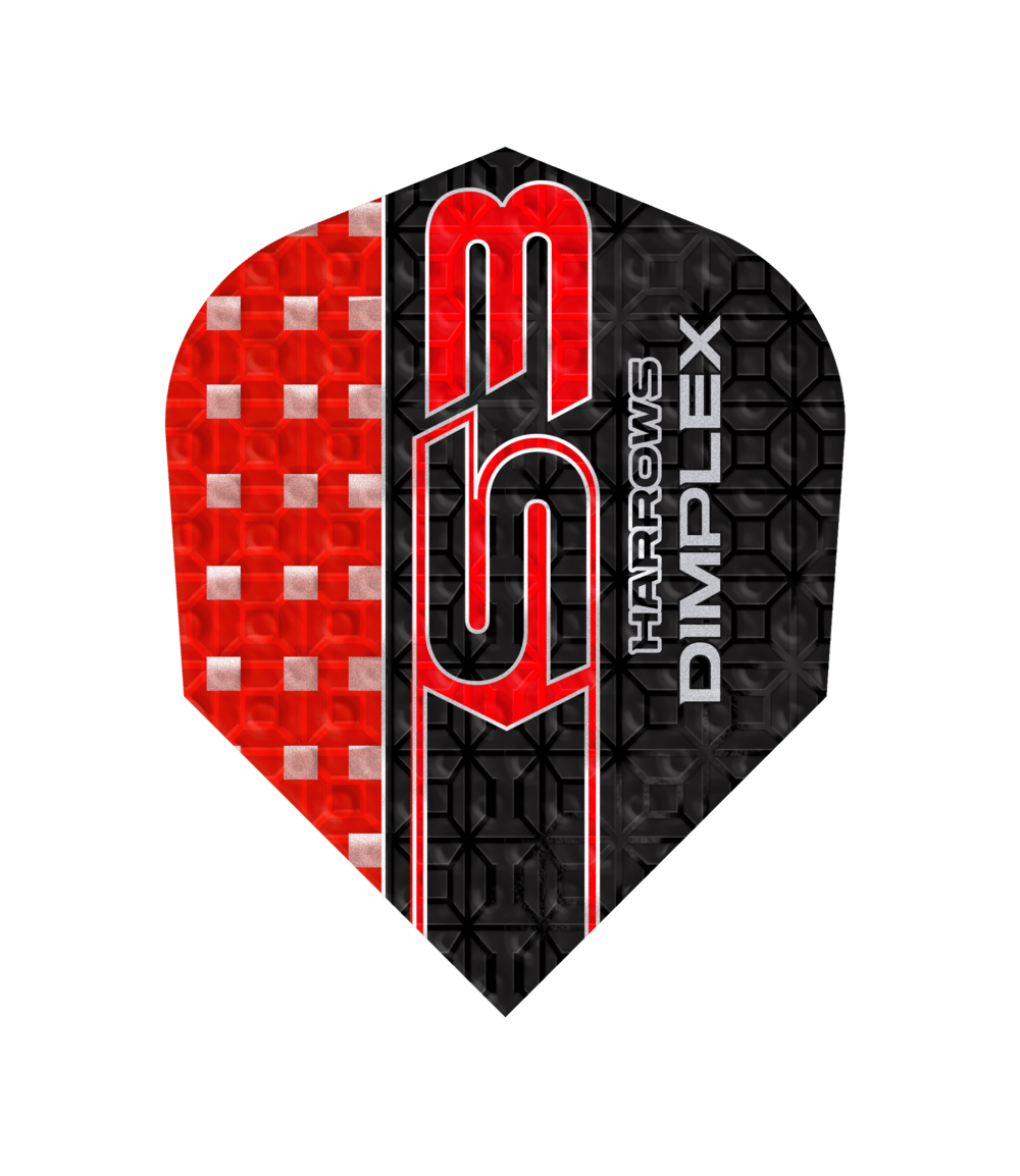 Harrows Dimplex S3 Red NO6 Darts Flights