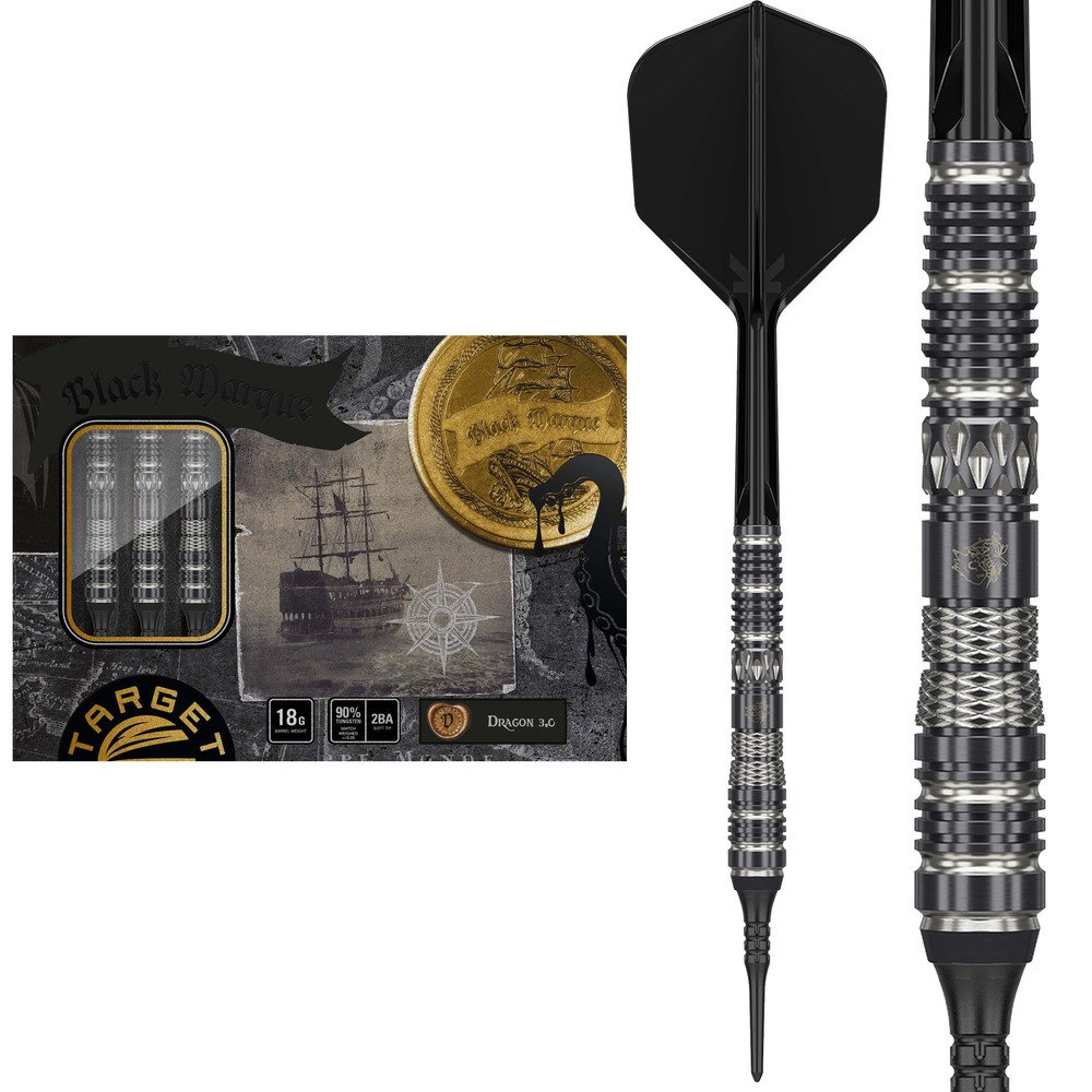 Target Japan Black Marque Dragon 3.0 90% Soft Tip Darts