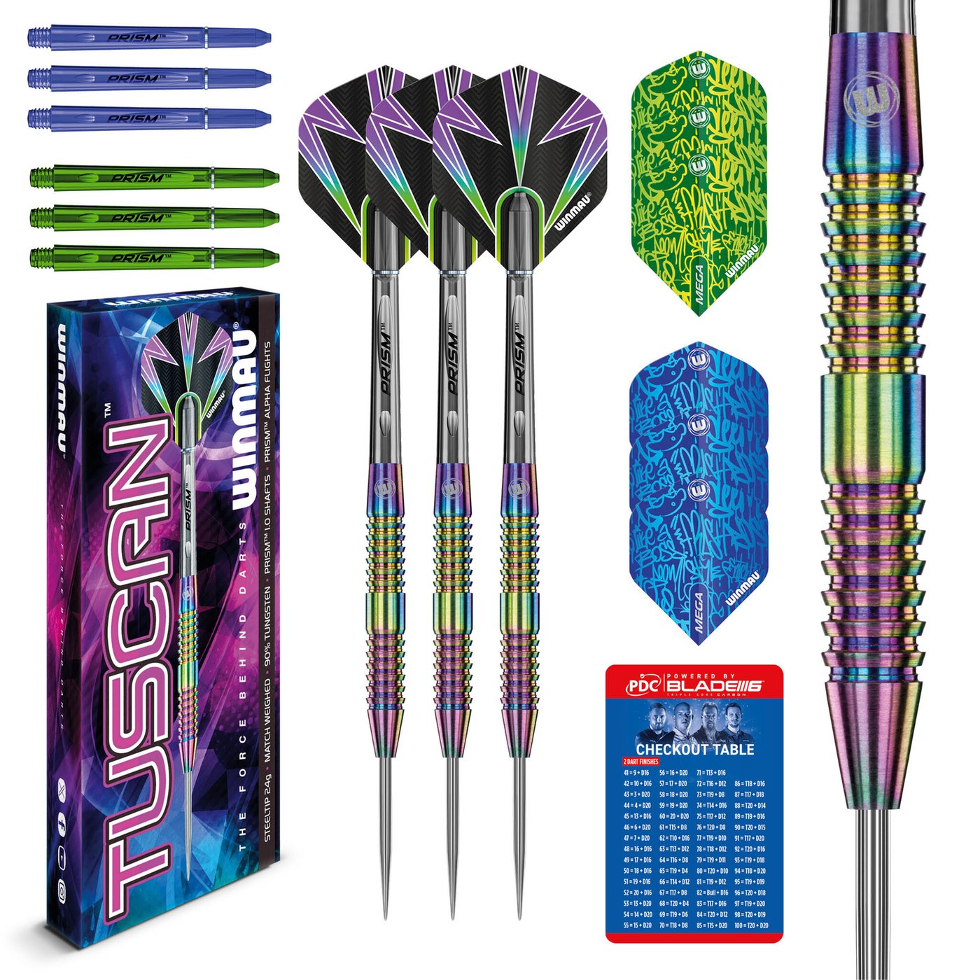 [Tweedekans]Winmau Tuscan 90% Dartshopper Exclusives-22 gram
