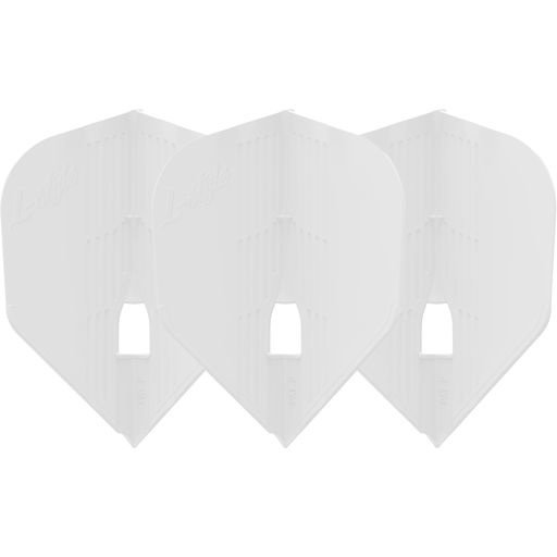 L-Style Champagne Flight Kami L3 Shape White Darts Flights