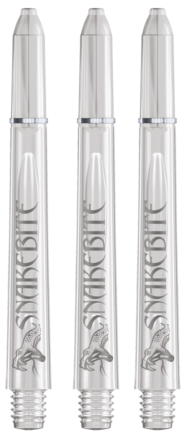 Red Dragon Snakebite Signature Clear Darts Shafts