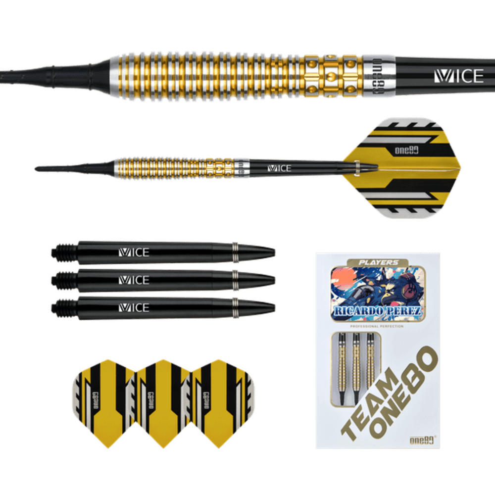 ONE80 Ricardo Perez 90% - Soft Tip Darts - Dartshopper.com